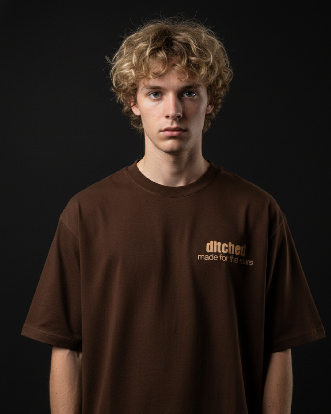 Brown Basic T-Shirt