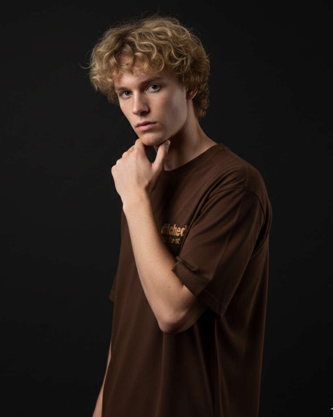 Brown Basic T-Shirt