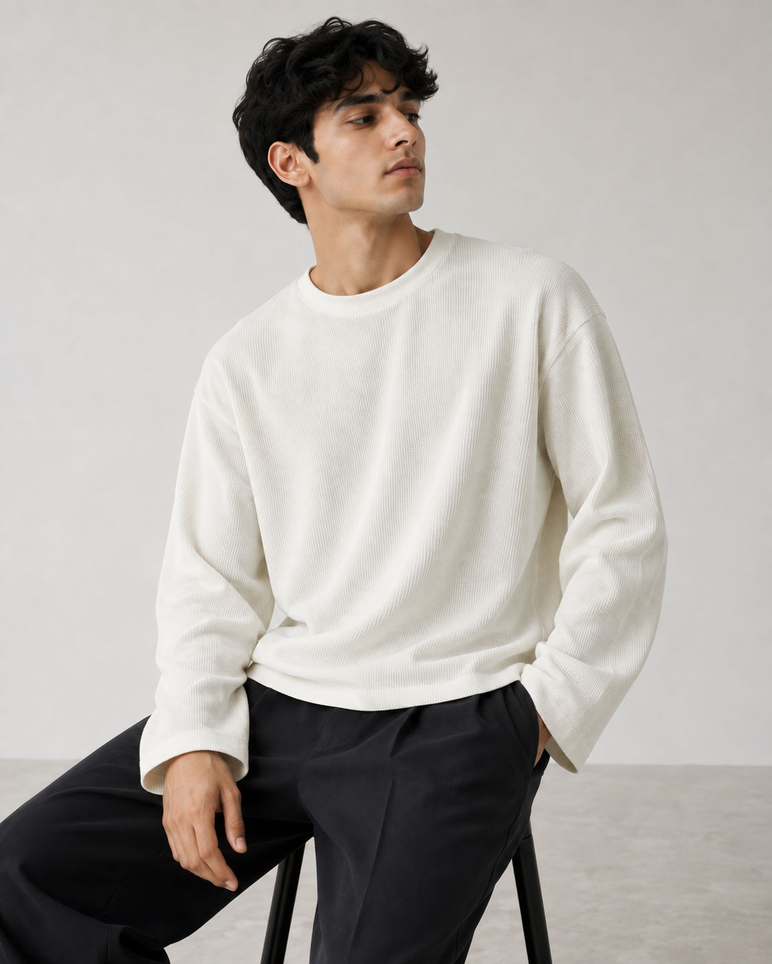 Black & Off White Waffle Bundle
