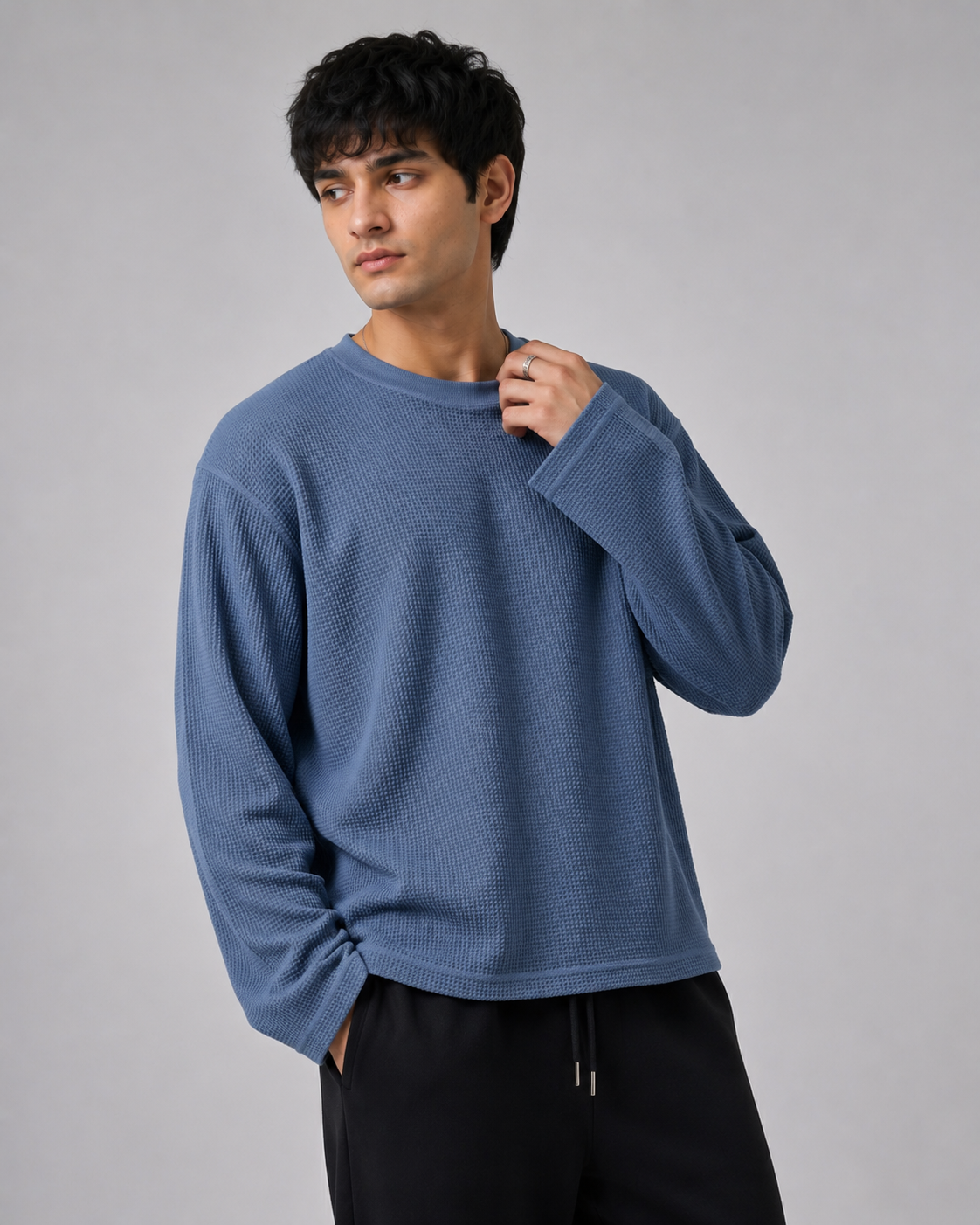 Ice Blue & Black Waffle Bundle