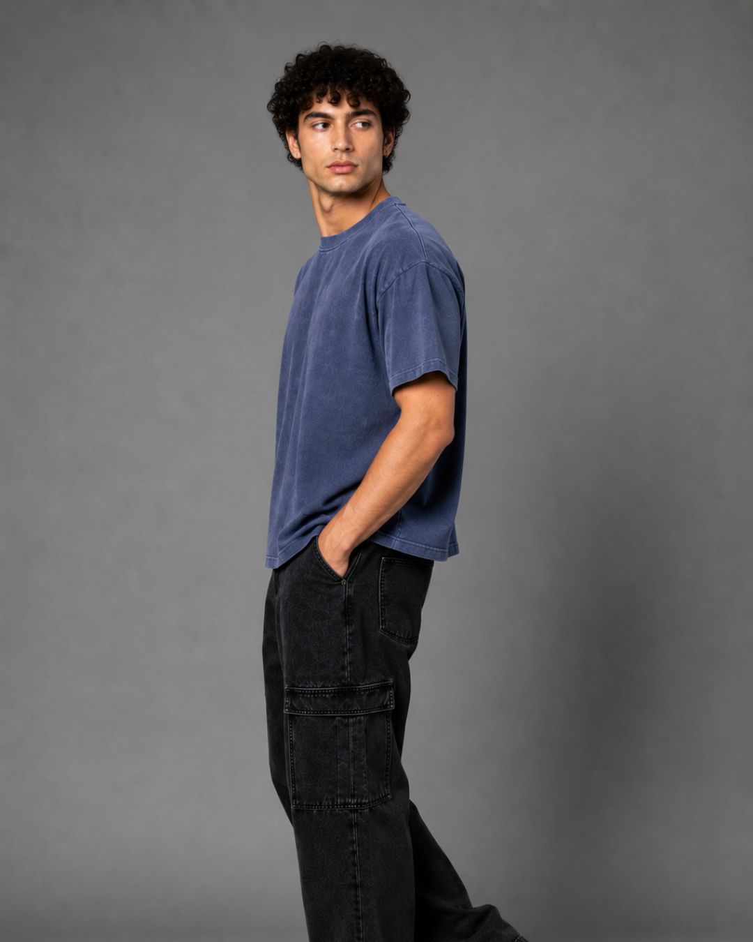 Slate Blue Vintage T-Shirt