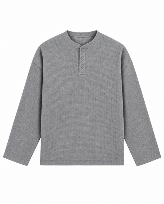 Melagne Grey Henley