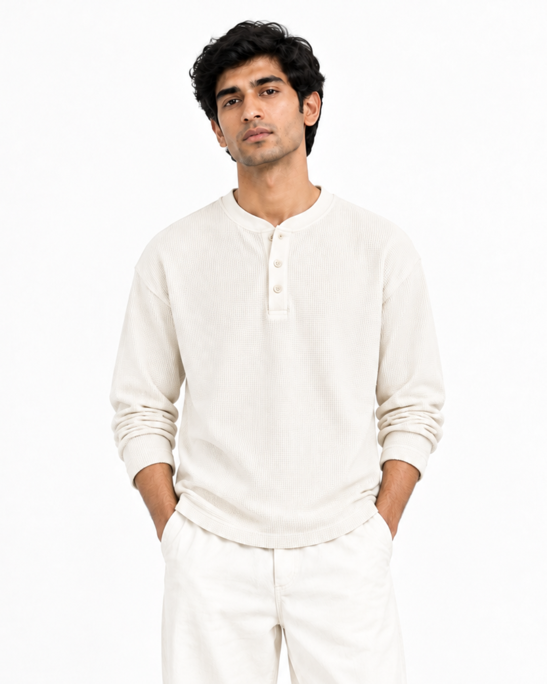 Off White Henley