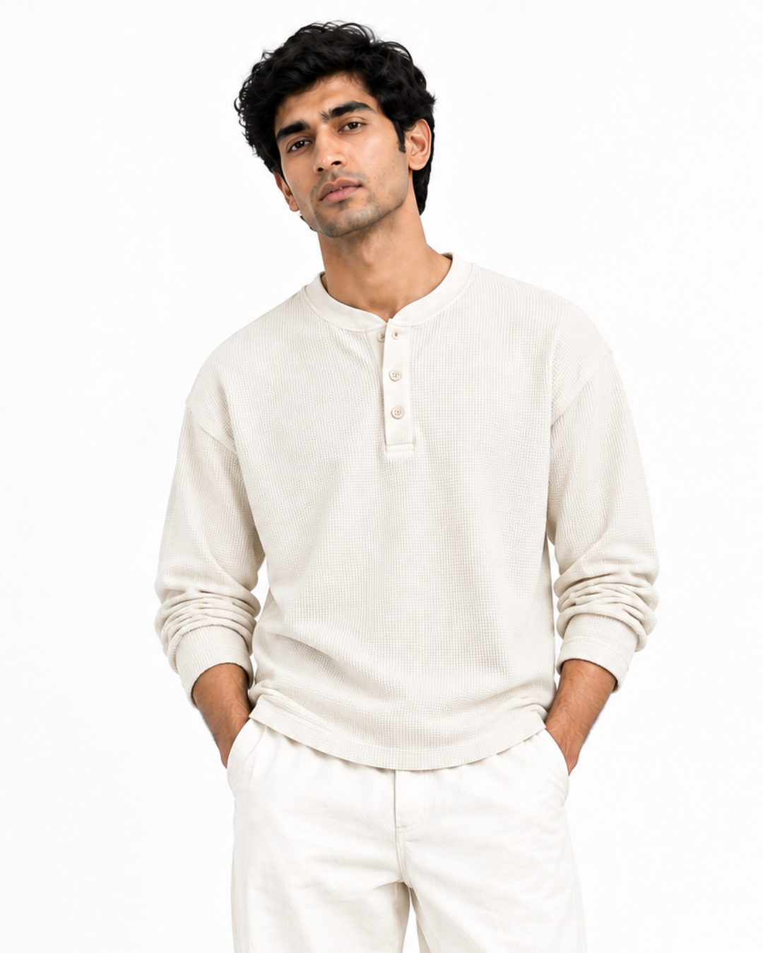 Off White Henley